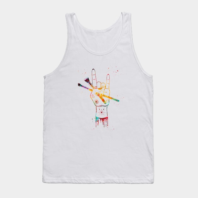 Makeup Artist Tank Top by erzebeth